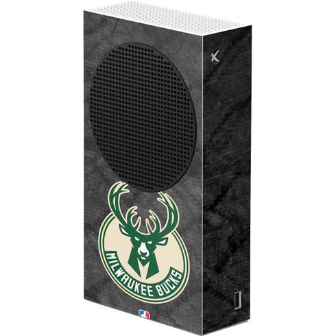 NBA Milwaukee Bucks Rusted Dark Xbox Series S Console Skin